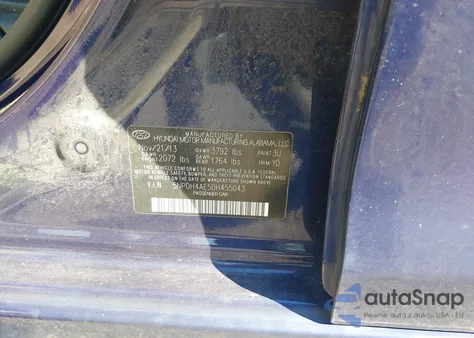 2013 Hyundai Elantra Gls z USA, uszkodzony, nr VIN 5NPDH4AE5DH455043